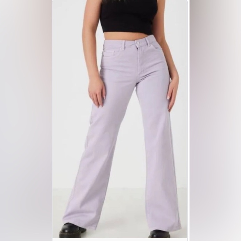 Garage Jambe Large/wideleg Purple Jeans Size 3